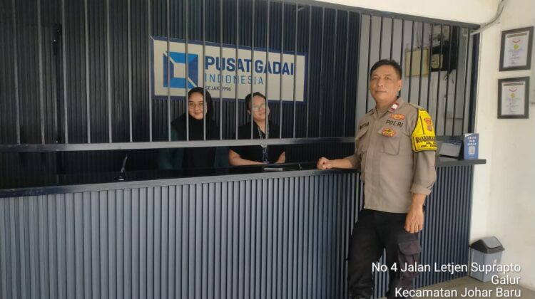 Bhabinkamtibmas Galur Sambangi Karyawati Pusat Gadai Indonesia, Perkuat Cooling System dan Kamtibmas