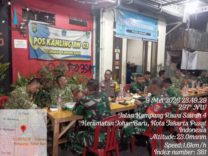 
					Sinergi TNI-Polri dan Warga Kampung Rawa Perkuat Siskamling, Cegah Tawuran dan Kejahatan Malam Hari