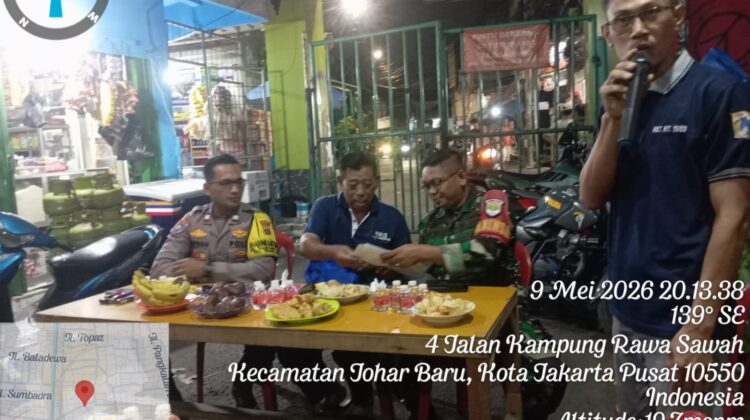 3 Pilar dan Warga RW 03 Kampung Rawa Kompak Perkuat Silaturahmi dan Kamtibmas Lewat Pertemuan Rutin Bulanan