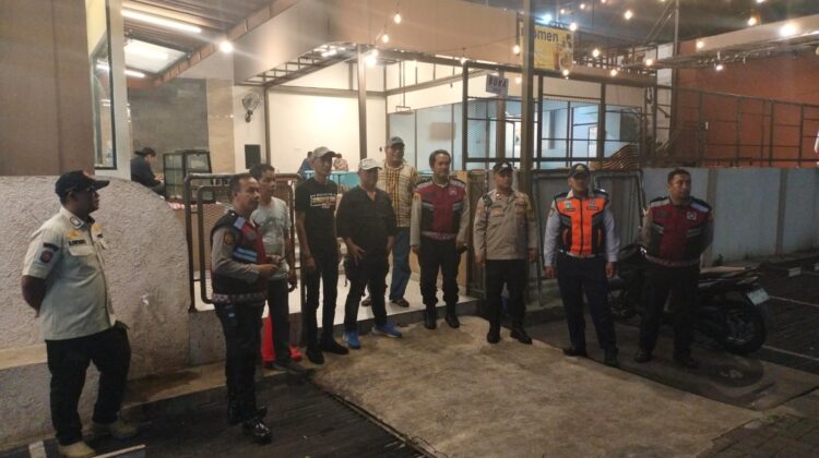 Patroli Gabungan Tiga Pilar, Polsek Senen Antisipasi Tawuran dan Gangguan Kamtibmas