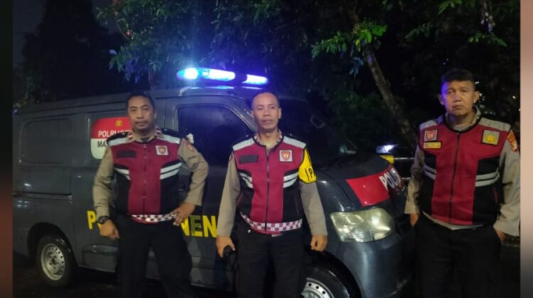 Polsek Senen Intensifkan Patroli dan Ploting Jelang Pagi, Antisipasi Tawuran di Sejumlah Titik Rawan