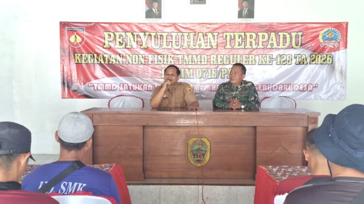 Sosialisasi B2SA Warnai TMMD Reguler ke-128 Kodim Pati, Warga Desa Godo Antusias Ikuti Penyuluhan Pangan Sehat