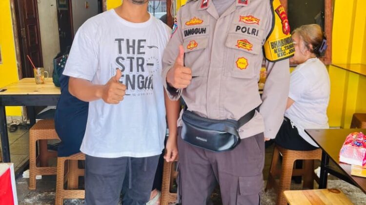 Warung Aman, Lingkungan Nyaman! Polisi Sambangi Pelaku Usaha Tanah Tinggi Perkuat Sinergi Kamtibmas