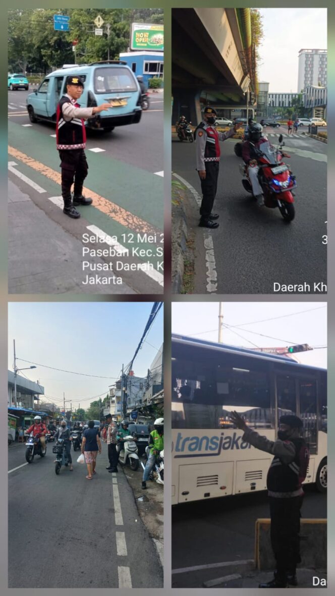 
					Polisi Atur Lalu Lintas Pagi di Sejumlah Titik Rawan Macet Kawasan Senen