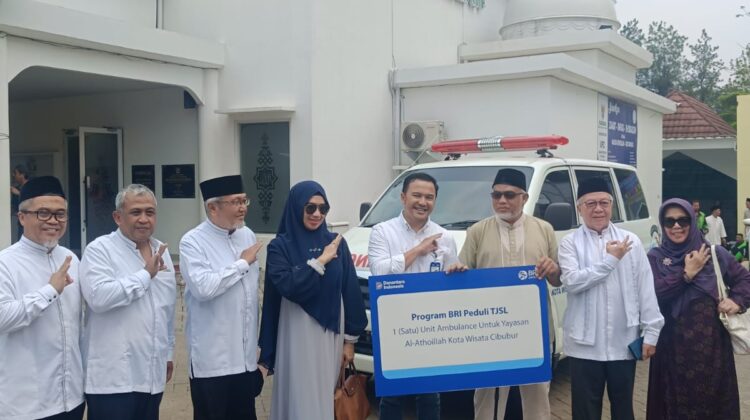 BRI KC Cibubur Salurkan Ambulans bagi Yayasan Al-Atholillah Kota Wisata