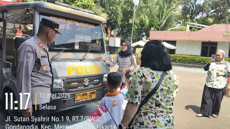Polsek Metro Menteng Tanamkan Cinta Polisi Sejak Dini Lewat Edukasi Anak PAUD