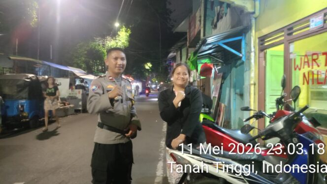 
					Patroli Malam, Lingkungan Aman” Polisi dan Ketua RT Bersinergi Jaga Kamtibmas di Tanah Tinggi