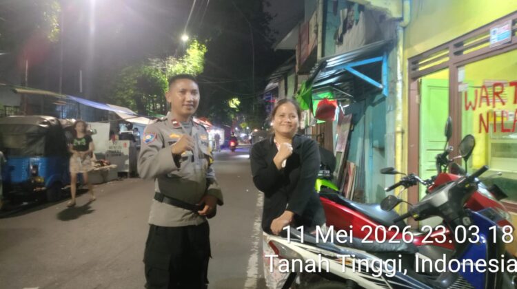 Patroli Malam, Lingkungan Aman” Polisi dan Ketua RT Bersinergi Jaga Kamtibmas di Tanah Tinggi