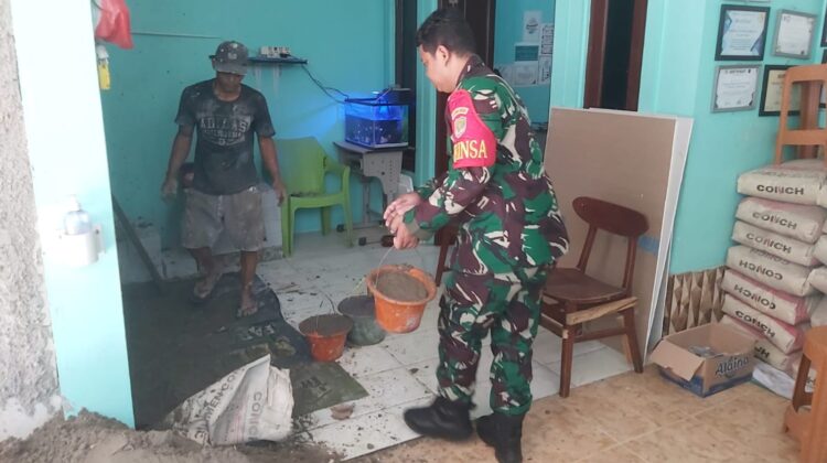 Korem 052/Wkr Laksanakan Rehab Dua Panti Asuhan Secara Bersamaan