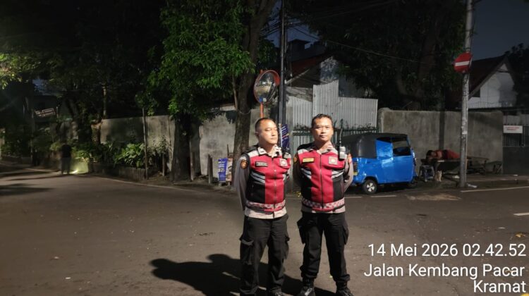 Polisi Ploting Dini Hari di Kembang Pacar Senen, Antisipasi Tawuran dan Kejahatan Jalanan