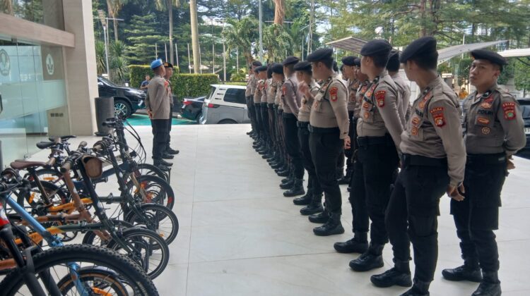 Polri Laksanakan Pelayanan dan Pengamanan Antisipasi Unjuk Rasa di Gedung Kementerian Pendidikan Tinggi Sains dan Teknologi