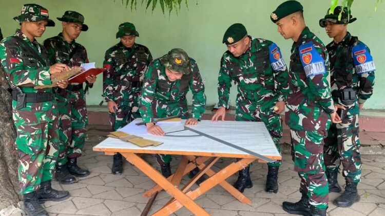 Danyon Armed 6 Tinjau Latihan LTPT, Pererat Kebersamaan Bersama Prajurit