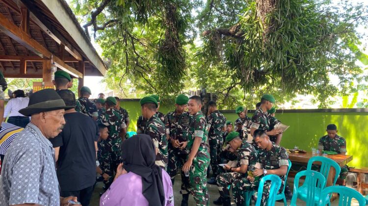 Potret Humanis Satgas TMMD di Tengah Kebersamaan Warga Desa Godo