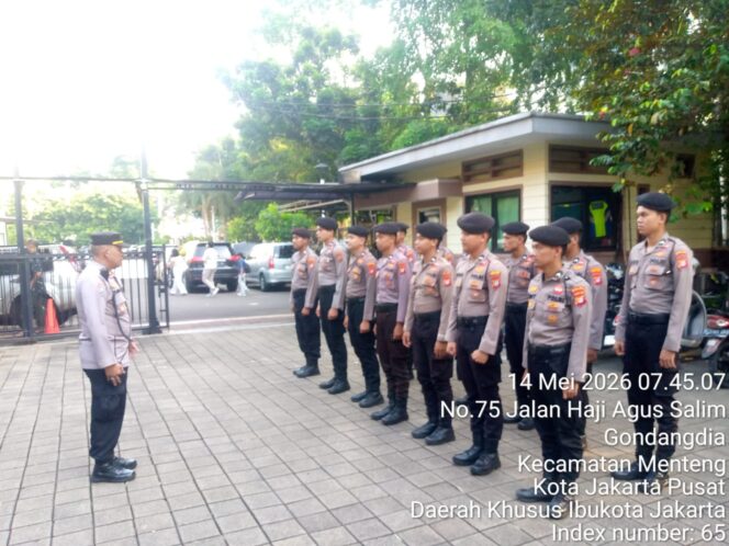 
					Polsek Metro Menteng Amankan Ibadah Kenaikan Isa Almasih di Gereja St. Theresia