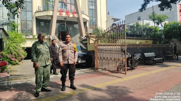 Di Hari Suci Kenaikan Isa Almasih, Polri Hadir Menjaga Kedamaian dan Kekhusyukan Jemaat