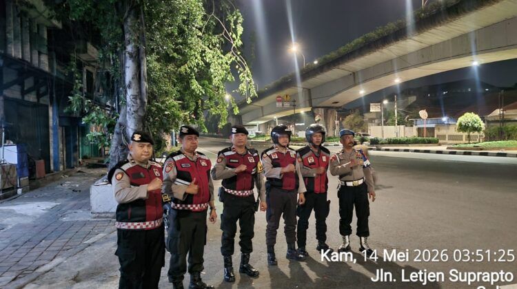 Patroli Cipta Kondisi, Polsek Johar Baru Antisipasi Guantibmas dan Tawuran Warga