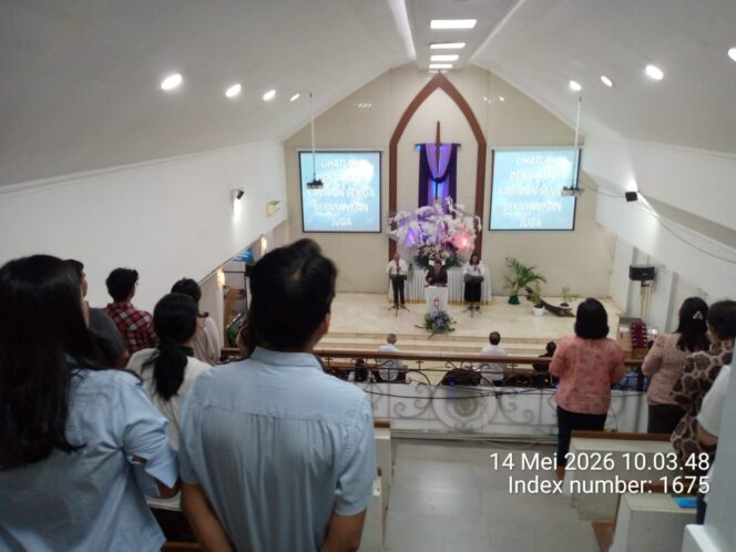 
					Polisi dan Tiga Pilar Bersinergi Jaga Kekhusyukan Ibadah Kenaikan Isa Almasih di Gereja Methodist Indonesia Johar Baru