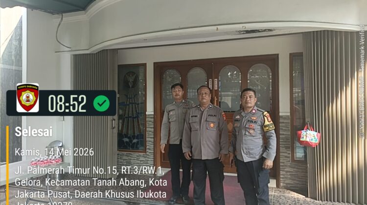 Polsek Metro Tanah Abang Monitoring dan Amankan Ibadah Kenaikan Yesus Kristus di Gereja Pantekosta Palmerah