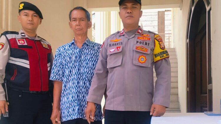 Polsek Metro Tanah Abang Amankan Perayaan Hari Kenaikan Yesus Kristus di GPIB Anugrah Benhil