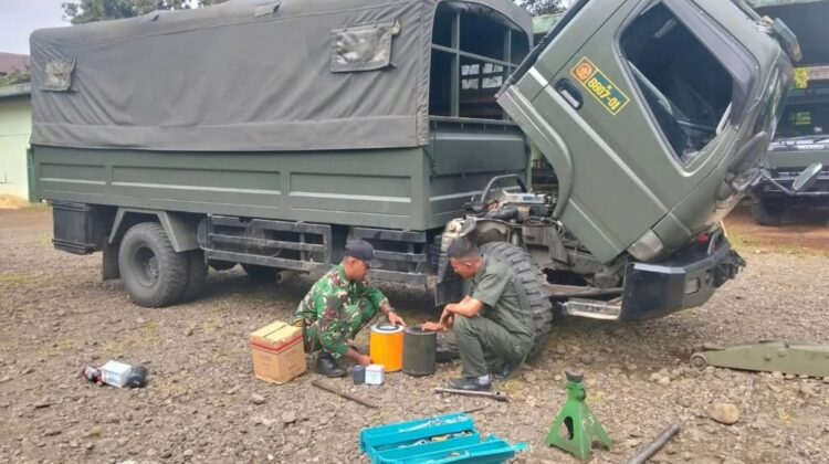 Denpal Divif 1 Kostrad Pastikan Kendaraan Satuan Siap Operasi