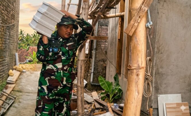 
					Pundak Kuat Praka Satgas TMMD, Mengangkut Harapan Warga Desa Godo