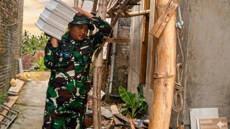 Pundak Kuat Praka Satgas TMMD, Mengangkut Harapan Warga Desa Godo