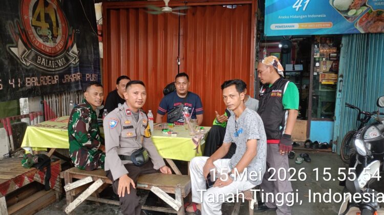 Polisi dan TNI Sambangi Pangkalan Ojol, Perkuat Sabuk Kamtibmas di Tanah Tinggi