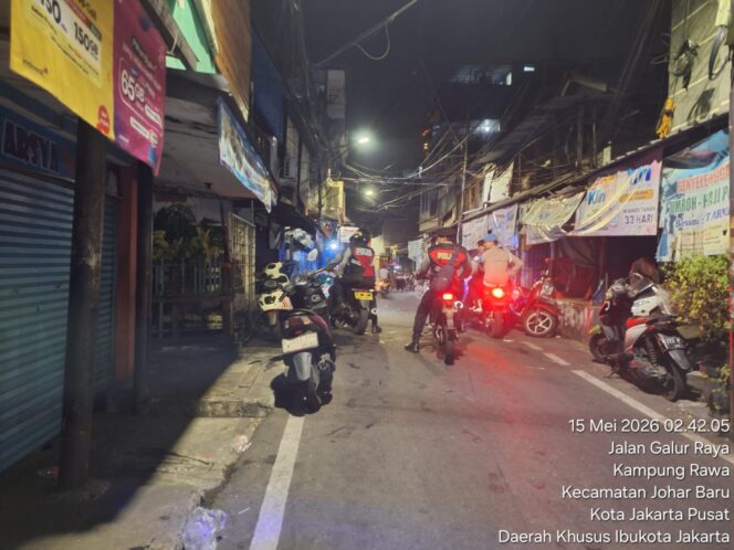 
					Bergerak Saat Kota Terlelap, Patroli Cipta Kondisi Polsek Johar Baru Sukses Cegah Tawuran dan Gangguan Kamtibmas