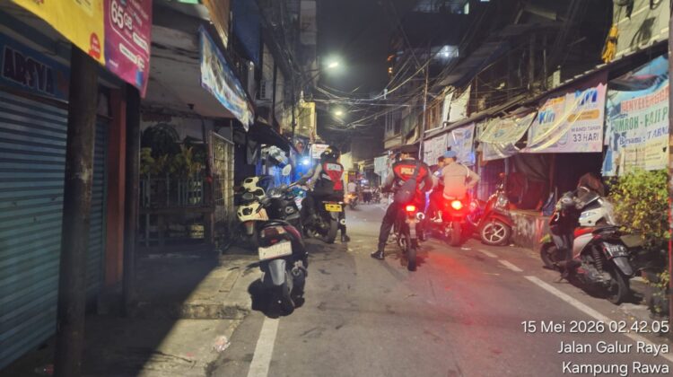 Bergerak Saat Kota Terlelap, Patroli Cipta Kondisi Polsek Johar Baru Sukses Cegah Tawuran dan Gangguan Kamtibmas