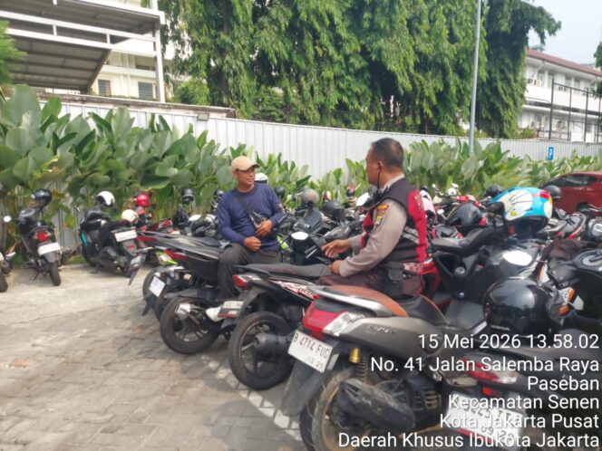 
					Polisi Gelar Patroli Dialogis di Resto Cepat Saji Salemba Raya, Imbau Warga Waspadai Curanmor