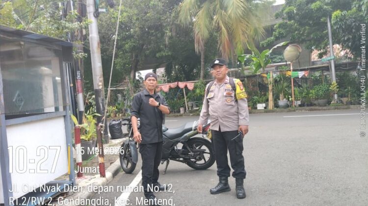Bhabinkamtibmas Gondangdia Perkuat Satkamling Demi Keamanan Warga