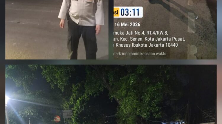 Polsek Senen Intensifkan Ploting Personel Antisipasi Tawuran dan Kejahatan Jalanan