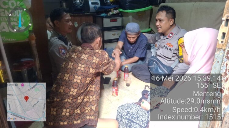 Gerak Cepat Bhabinkamtibmas Menteng, Perselisihan Tetangga di Jalan Anyer Berakhir Damai