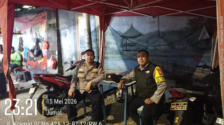 Patroli Perbatasan Kalipasir Ditingkatkan, Polisi dan Warga Bersatu Jaga Menteng