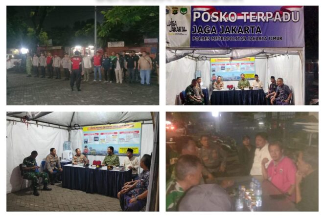 
					Patroli Malam Minggu, Koramil 04/Pulogadung Bersama Warga Perkuat Keamanan Wilayah