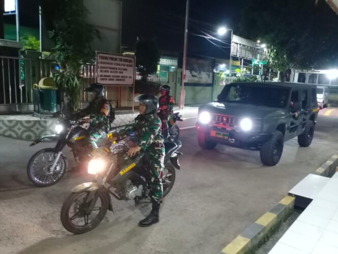 
					Jaga Keamanan Wilayah, Koramil 02/Curug Gelar Patroli Bersama Komduk
