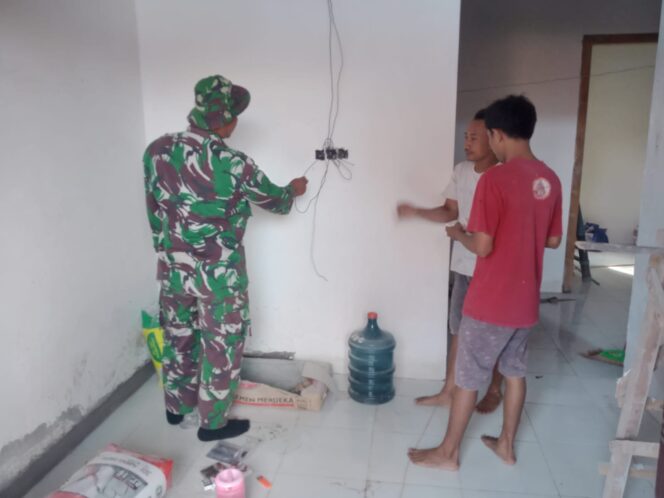 
					RTLH Rumah Bapak Kartiko Capai 98 Persen, Satgas TMMD Tinggal Rampungkan Tahap Akhir