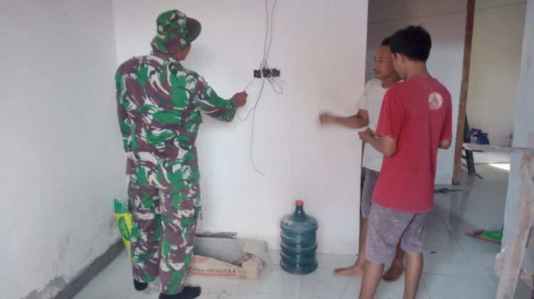 RTLH Rumah Bapak Kartiko Capai 98 Persen, Satgas TMMD Tinggal Rampungkan Tahap Akhir