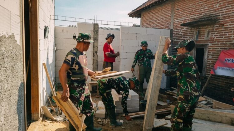 Gotong Royong di Tengah Progres RTLH, Rumah Dwi Andrianto Hampir Rampung Dikerjakan