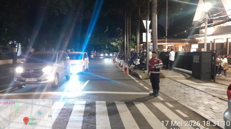 Patmor Menteng Amankan Ibadah Minggu di Gereja GPIB Paulus Menteng