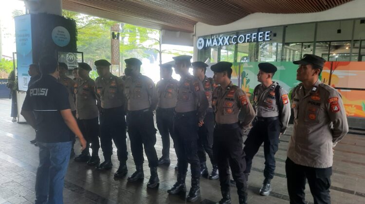 Apel Pengamanan Kredivo 10th Anniversary di Senayan Park, Personel Gabungan Siap Amankan Kegiatan