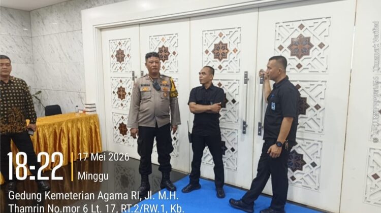 Polsek Metro Menteng Amankan Sidang Isbat 1 Zulhijah 1447 H, Idul Adha Ditetapkan 27 Mei 2026