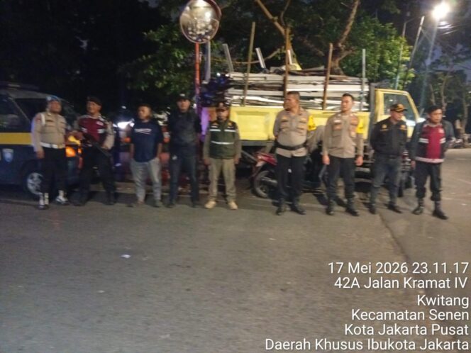 
					Patroli Gabungan 3 Pilar Sisir Wilayah Senen, Antisipasi Tawuran dan Gangguan Kamtibmas