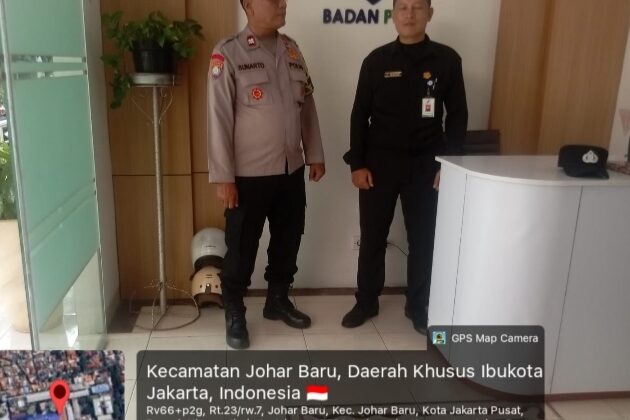 Sambang Kantor BPOM, Polisi Perkuat Sinergi Keamanan Lingkungan Kerja di Johar Baru