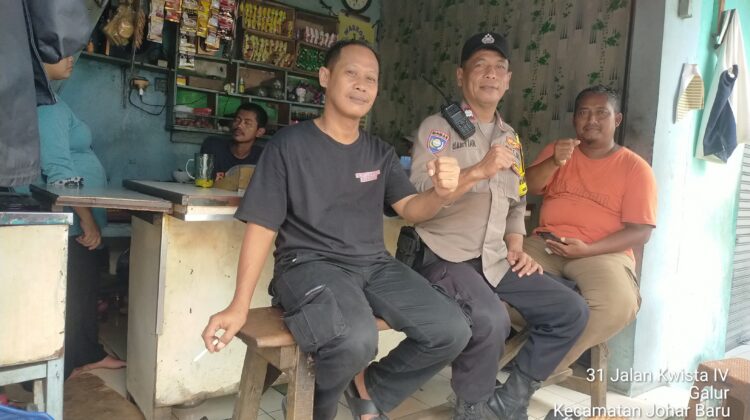 Ngopi Bareng Warga, Polisi Galur Perkuat Cooling System dan Deteksi Dini Kamtibmas