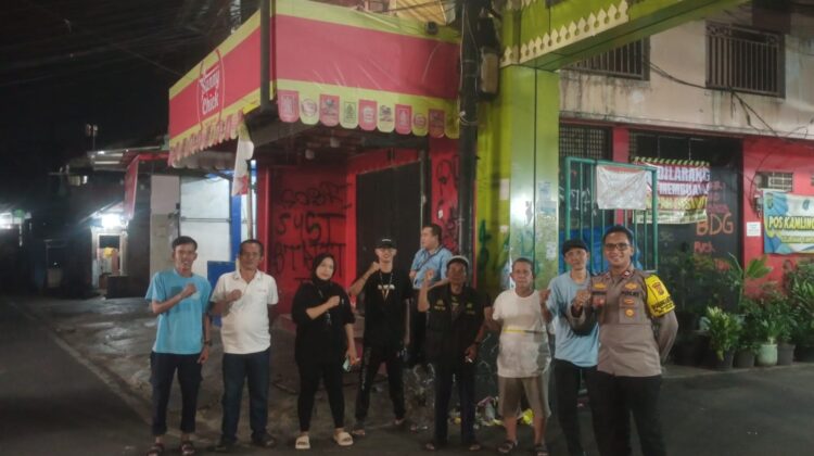 Sabuk Kamtibmas Dini Hari, Polisi dan FKDM Kampung Rawa Perkuat Patroli Kerawanan Wilayah