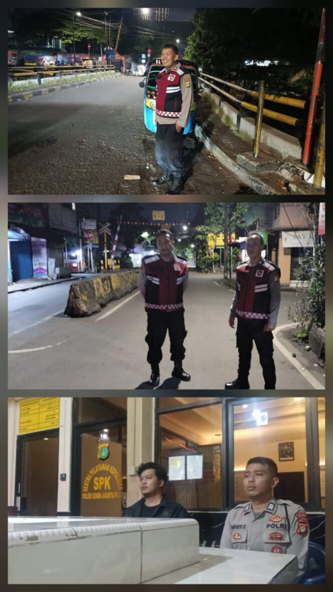 
					Patroli Mobile dan Penjagaan Mapolsek, Polsek Senen Antisipasi Tawuran hingga Gangguan Kamtibmas