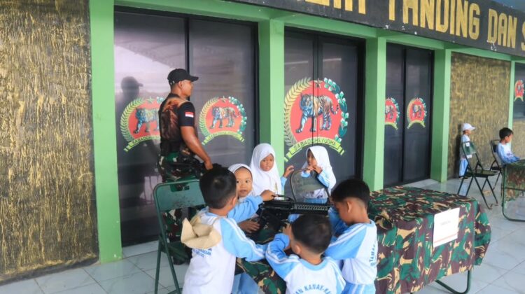 Siswa TK Aljauhar Antusias Ikuti Outbond Edukatif di Yonif 514 Kostrad