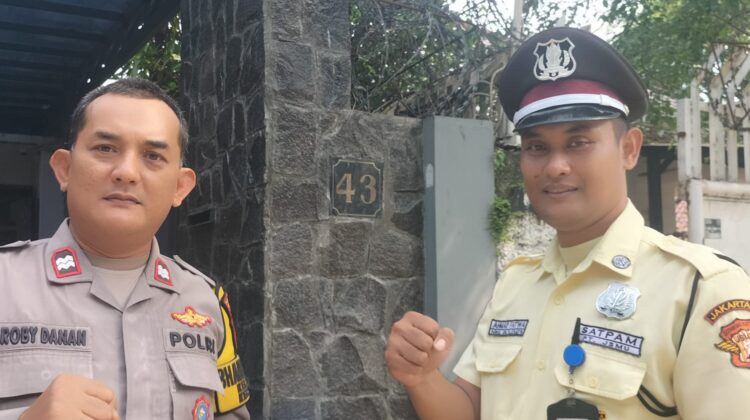 Bhabinkamtibmas Menteng Sambangi Rumah Dinas BI, Perkuat Pengamanan Lingkungan