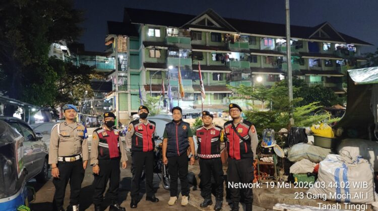 Patroli Cipta Kondisi Dini Hari, Polsek Johar Baru Antisipasi Tawuran dan Gangguan Kamtibmas